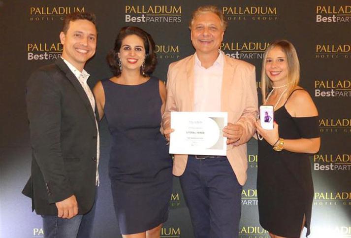 LITORAL VERDE VIAGENS RECEBE PRÊMIO BEST PARTNERS 2018 DO PALLADIUM HOTEL GROUP