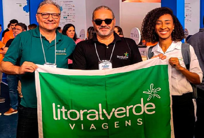 EQUIPE LITORAL VERDE MARCA PRESENÇA NA 49ª EDIÇÃO DA ABAV EXPO